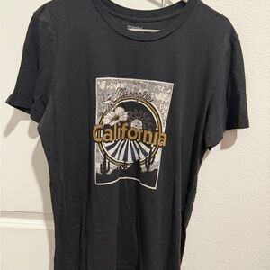 Wrangler Black Graphic Tee